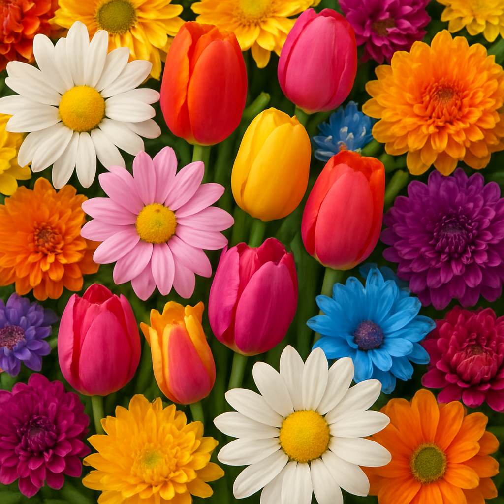 Mixed flowers